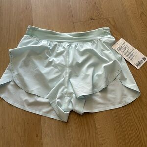 NEW lululemon fast and free shorts S